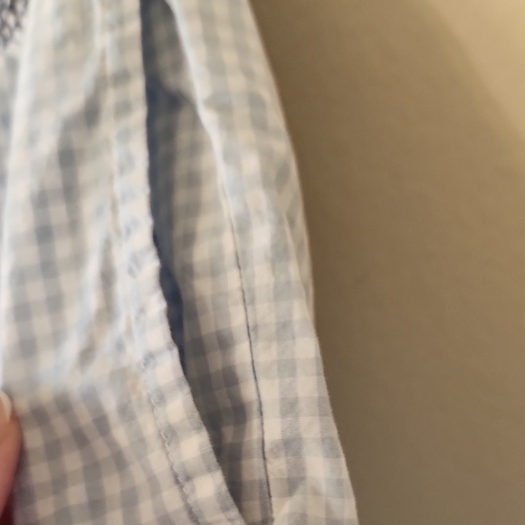 Like New - American Eagle Outfitters Checkered Shorts - Blue and Green - Picture 4 of 6